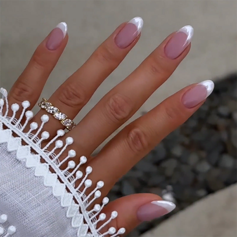 Exclusive Nail Art with Elegant French Tip Stornfield
