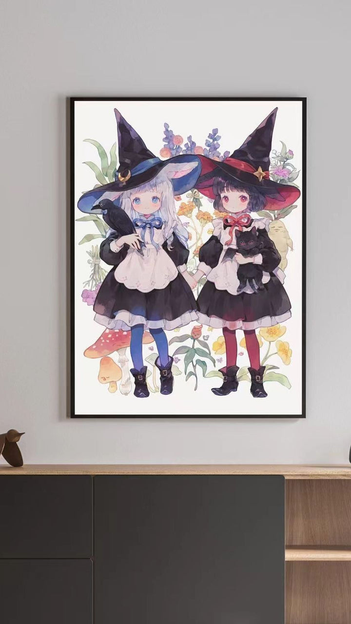 Illustrated Fantasy Character Canvas Art Print Stornfield