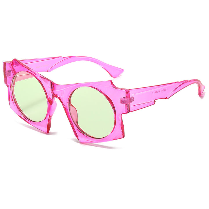 Contemporary Round Frame Sunglasses Stornfield