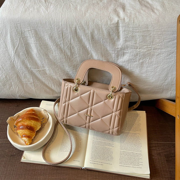 Quilted Mini Handheld Shoulder Bag