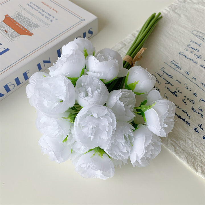 Realistic Silk Tulip Bouquet