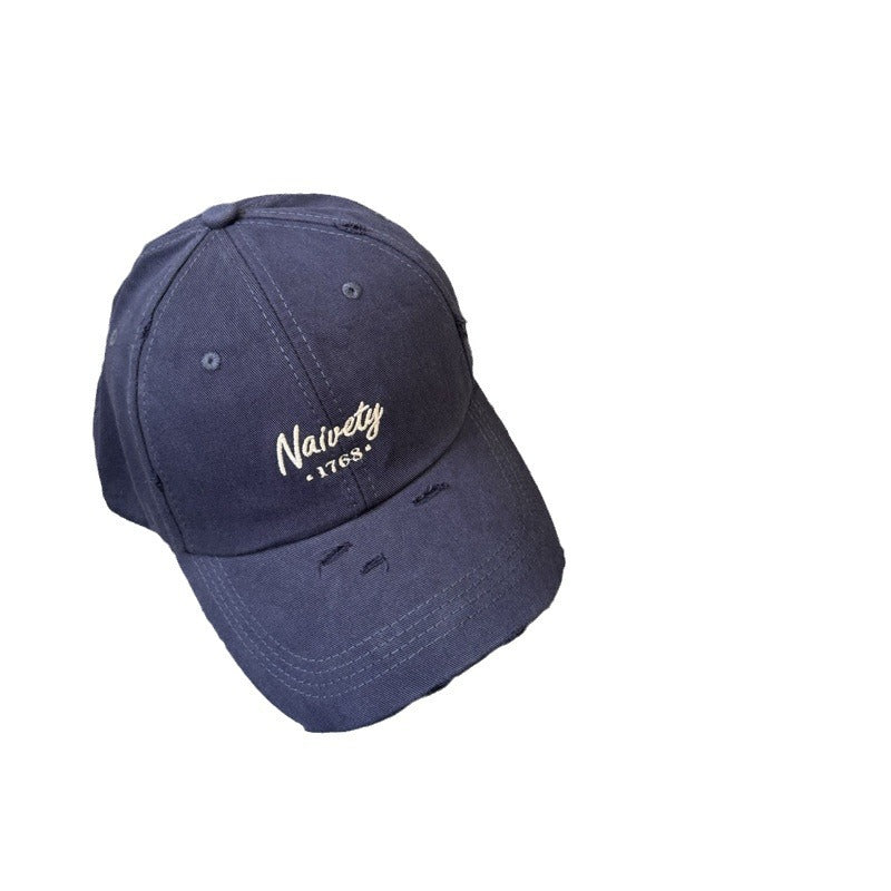 Men's Distressed Cotton Baseball Hat Stornfield