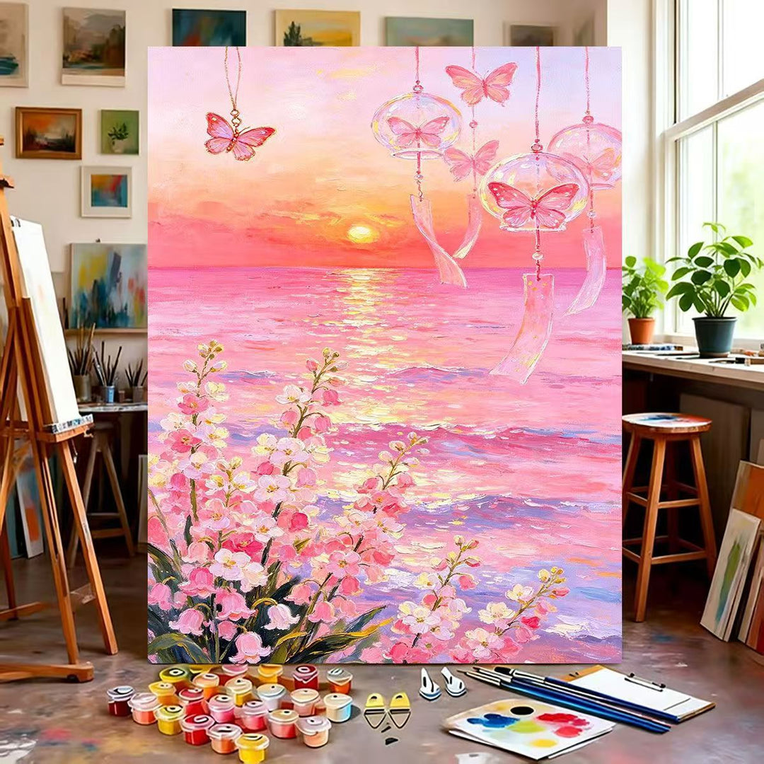 Dreamy Floral Canvas Painting Kit Stornfield