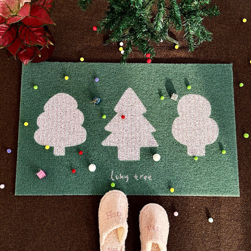 Holiday-Themed Welcome Mat