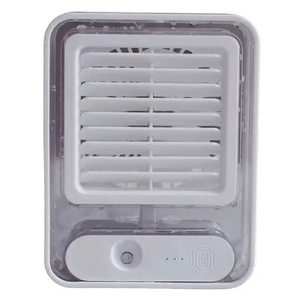 Unisex one size compact USB microclimate cooler and whisper-quiet table fan with transparent water tank and adjustable louver Stornfield