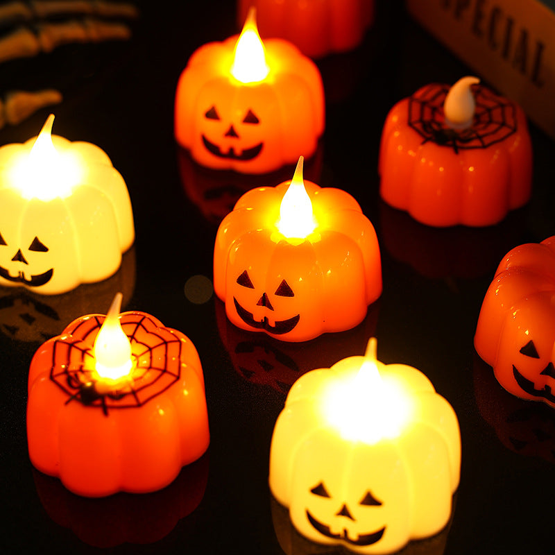 Creative tealight decoration in pumpkin design Stornfield