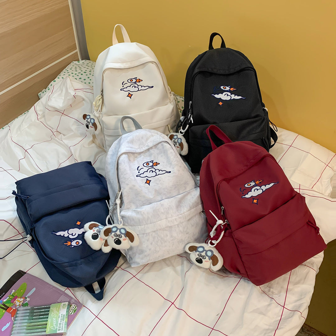 Trendy Embroidered Backpack Stornfield