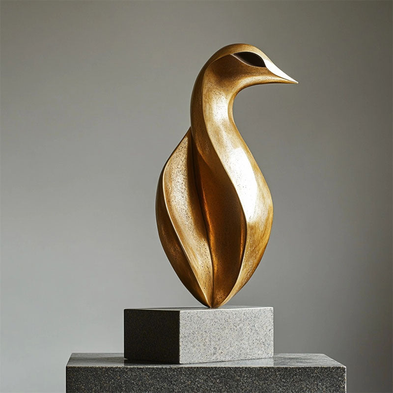Decorative Abstract Bird Sculpture