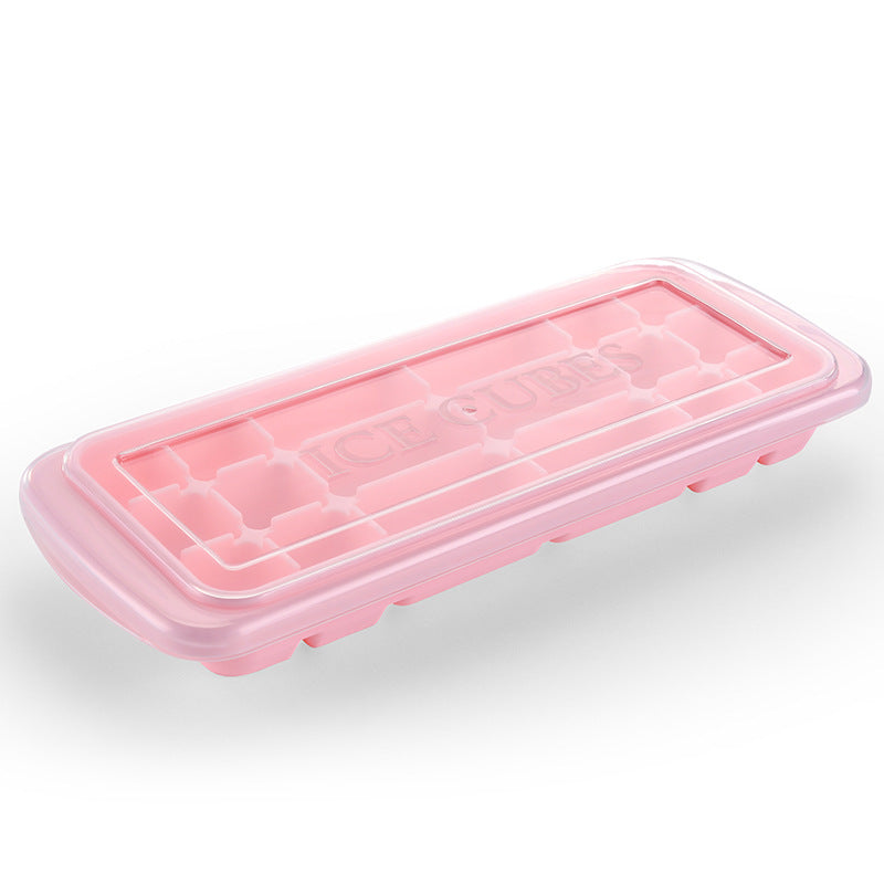 Silicone ice cube tray with precise fitting lid Stornfield