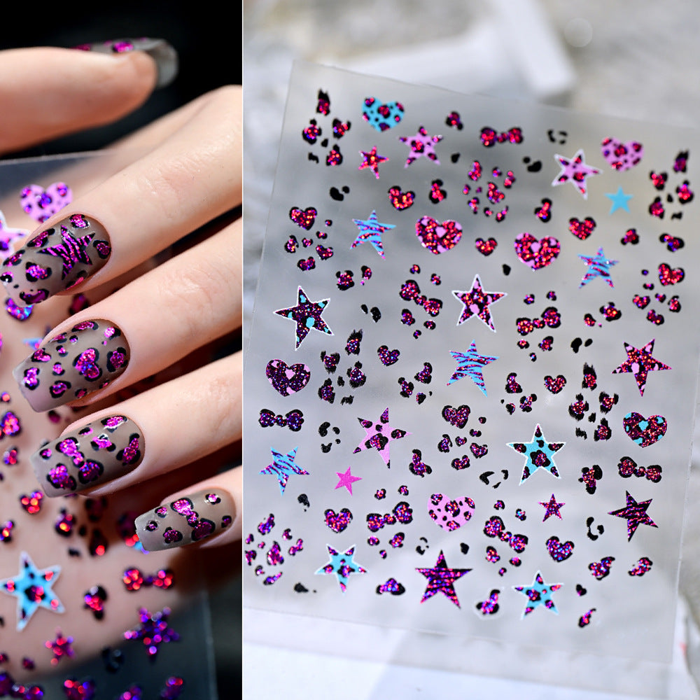 Sparkling Nail Art Stickers Set