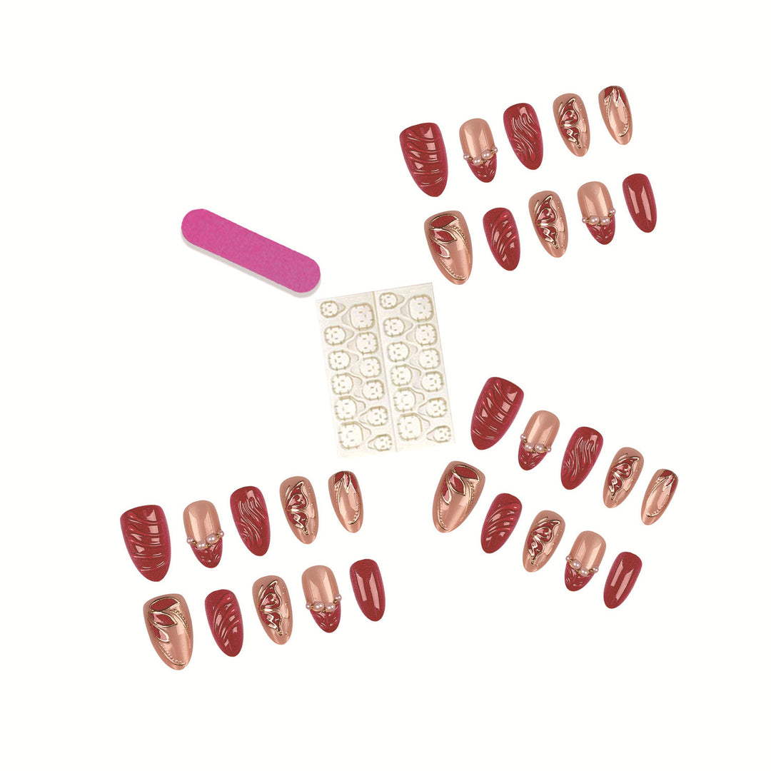 Elegant Press-On Nail Art Set  1790956123
