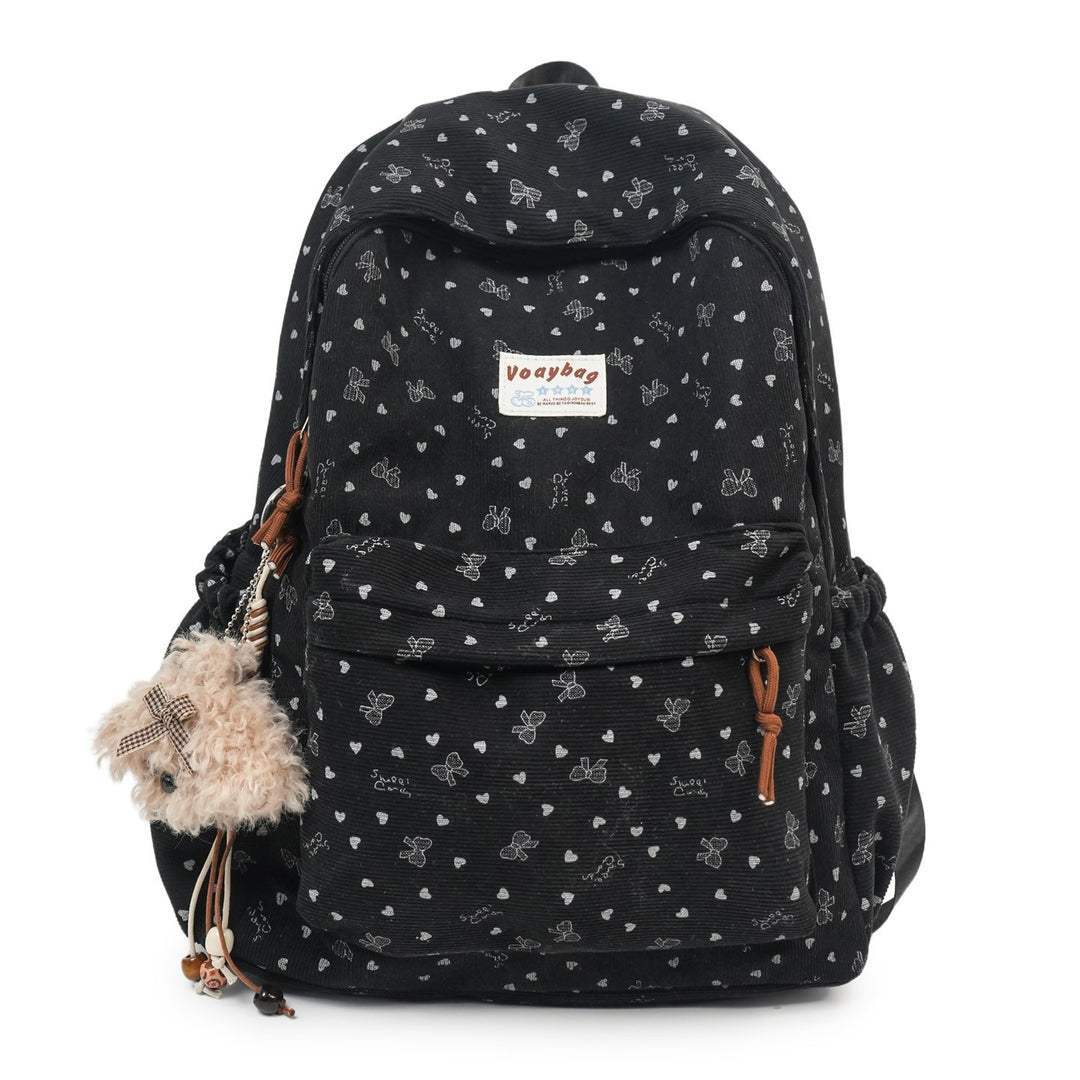 Charming Floral Design Backpack
