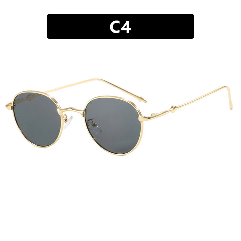 Ladies elegant sunglasses in fashionable oval design Stornfield