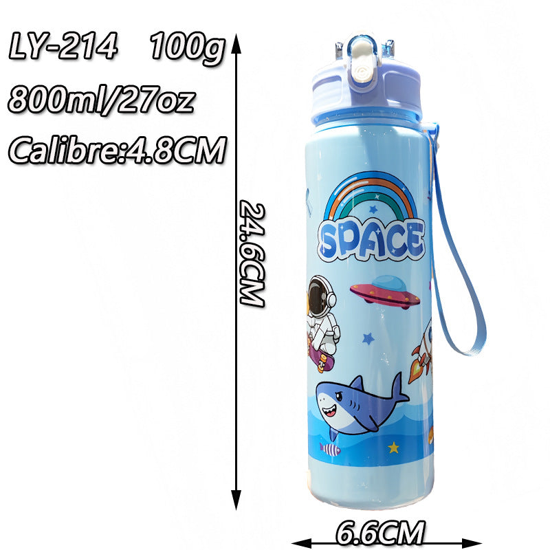 Ladies Fantasy Water Bottle with Practical Carry Strap Stornfield