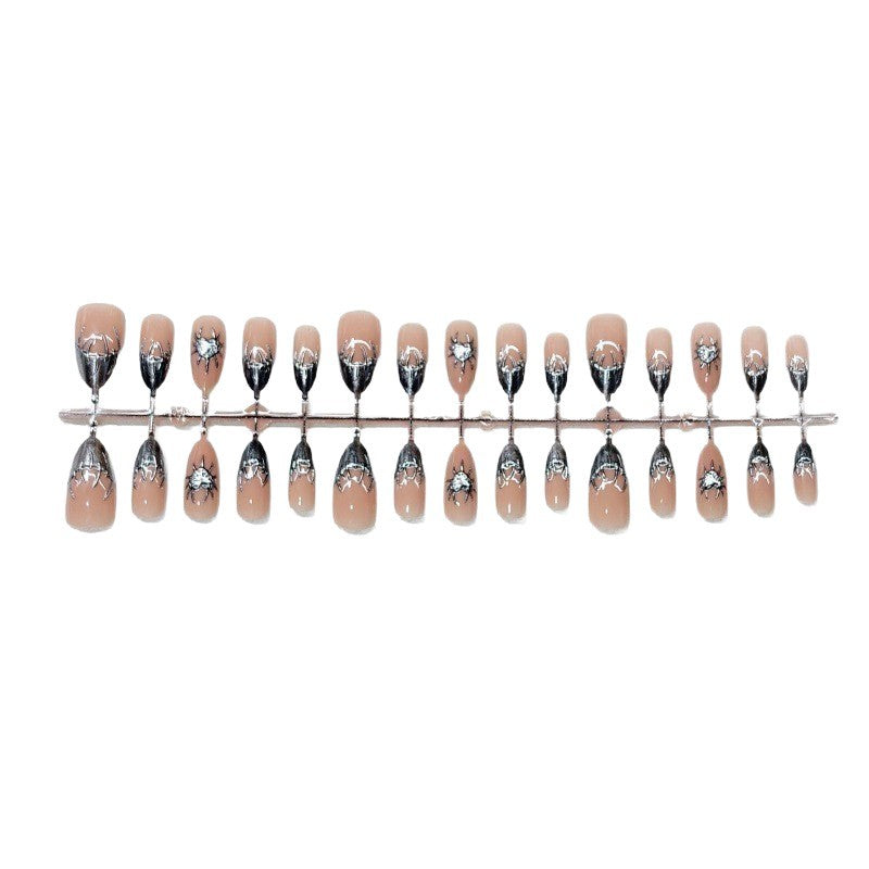 Artificial nails with metallic accents Stornfield