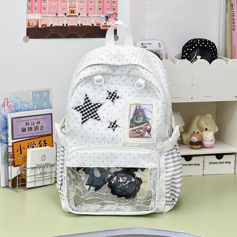Star-Embellished Decorative Backpack Stornfield