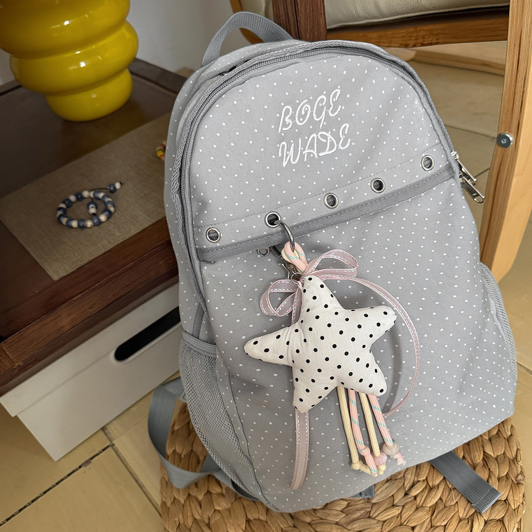 Polka Dot Casual Backpack Stornfield