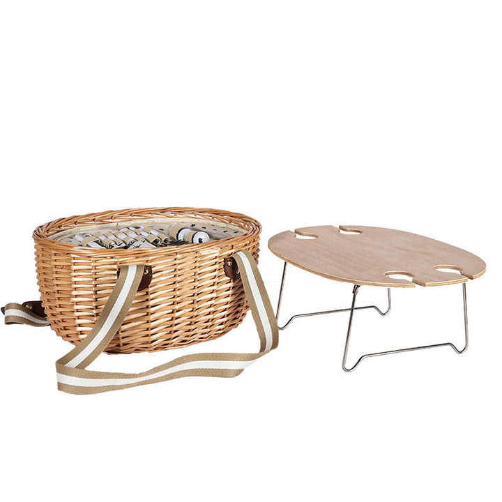 Ladies Picnic Basket with Practical Folding Table Stornfield