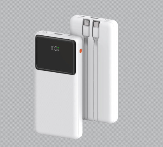 Portable power bank with intelligent LED charging display and fast high-speed charging Stornfield