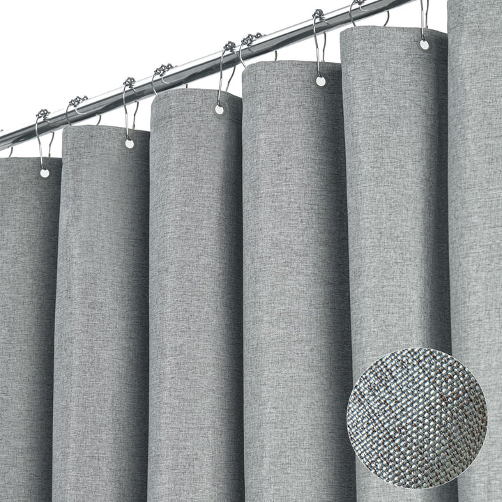 Textured Fabric Shower Curtain Stornfield
