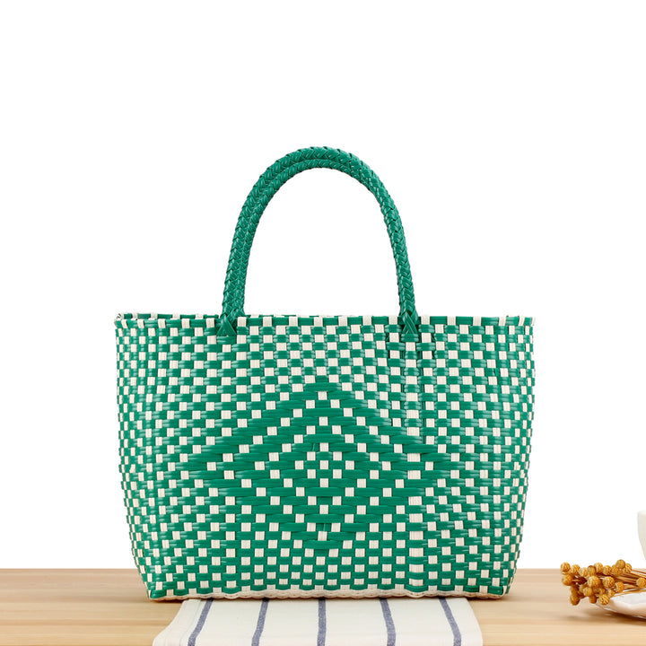 Braided Tote Bag Made of Robust Material with Structured Design Stornfield