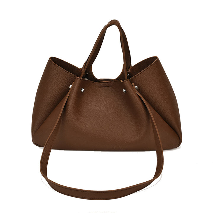 Versatile Leather Tote Bag