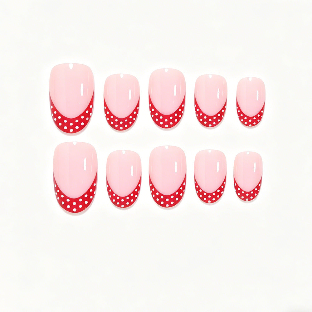 Decorative French Tip Nail Art Set Stornfield