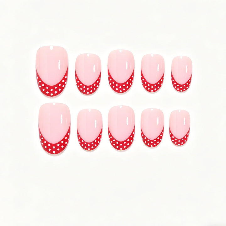 Decorative French Tip Nail Art Set Stornfield