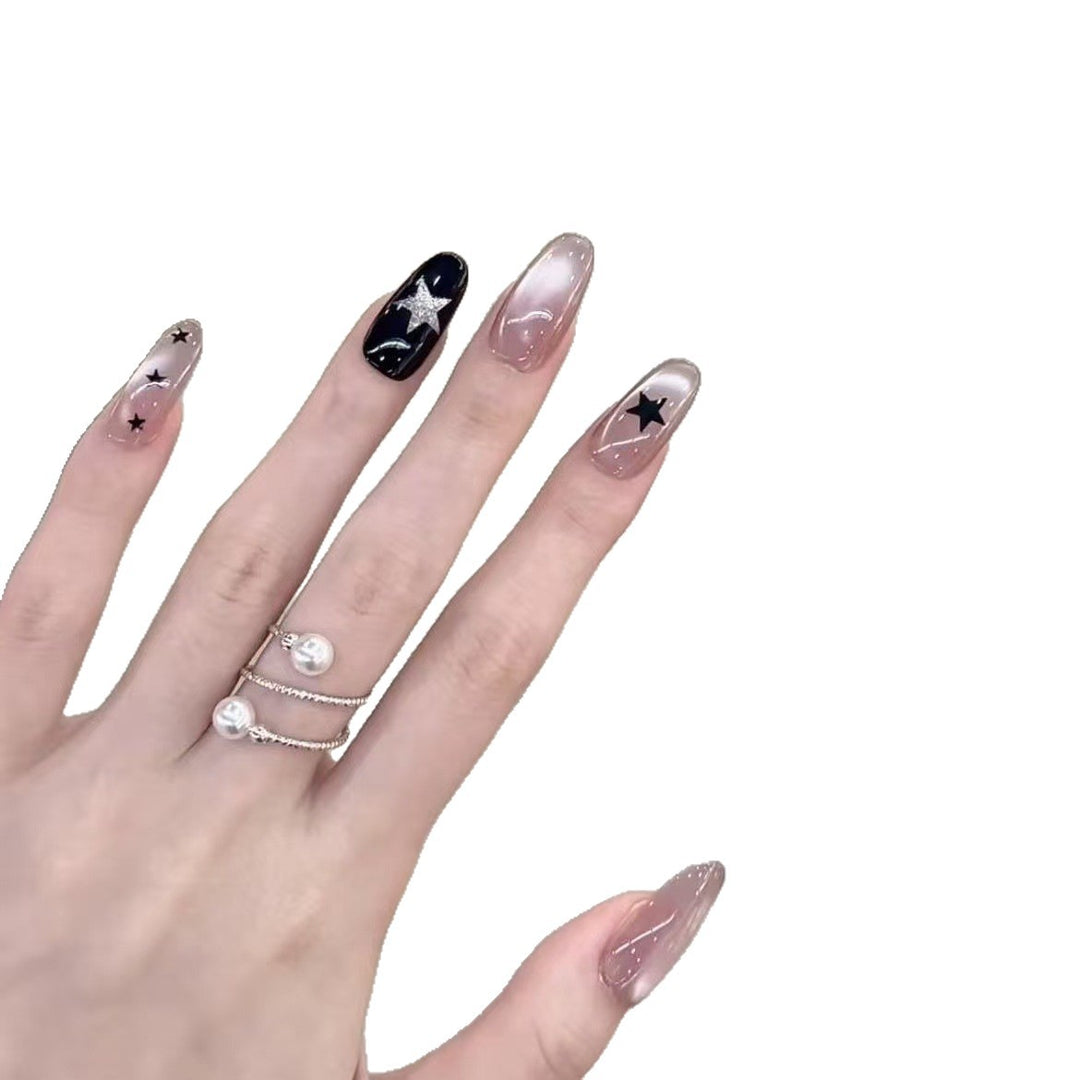 Stylish Press-On Nail Art Set Stornfield