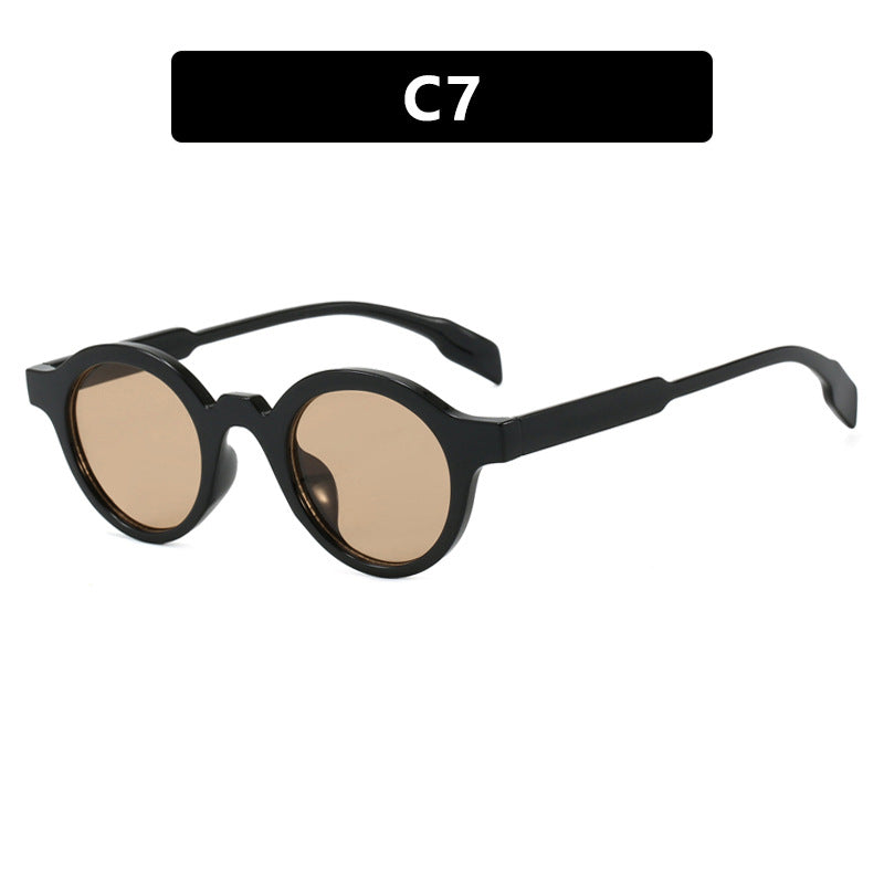 Women's fashionable round sunglasses with high-quality, flexible frame Stornfield