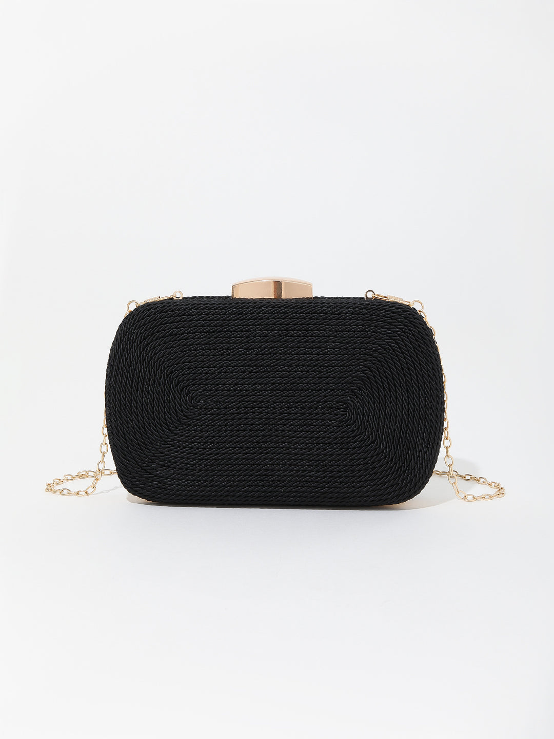 Rope-Textured Evening Clutch