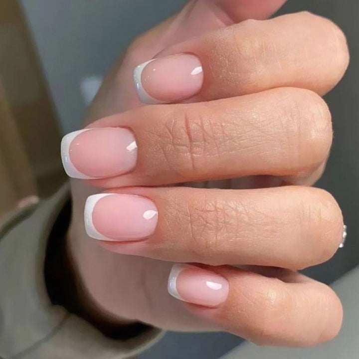French Tip Press-On Nails Stornfield
