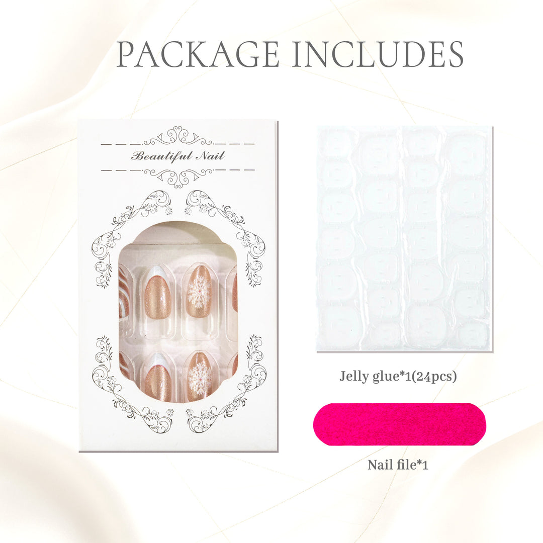 Elegant Press-On Nail Art Kit