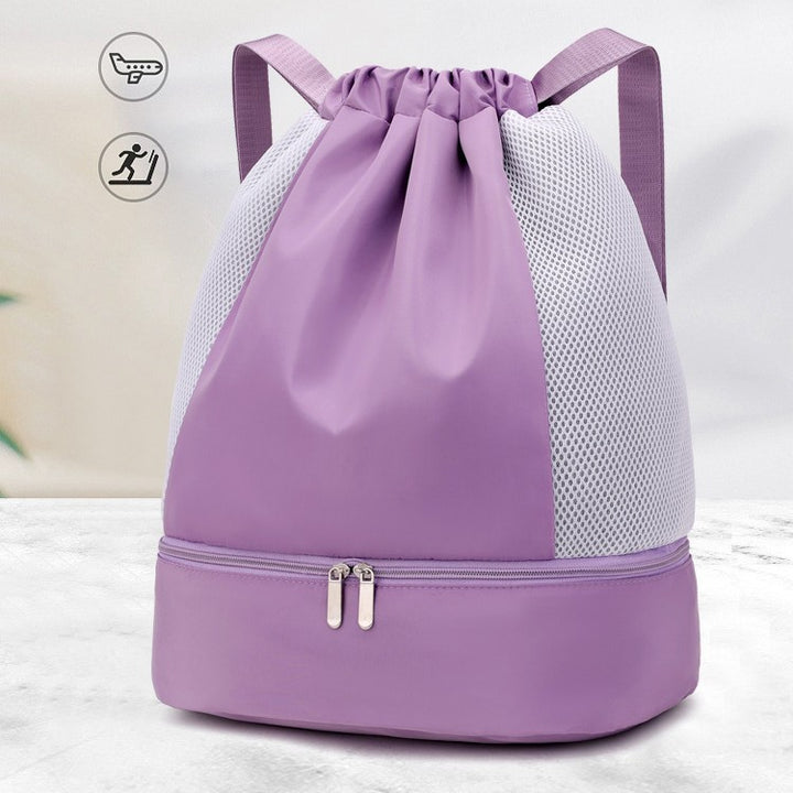 Sporty Mesh Backpack With Zipper Stornfield