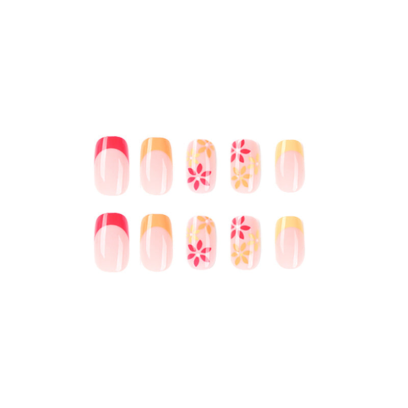 Artful nail art with delicate floral accents Stornfield