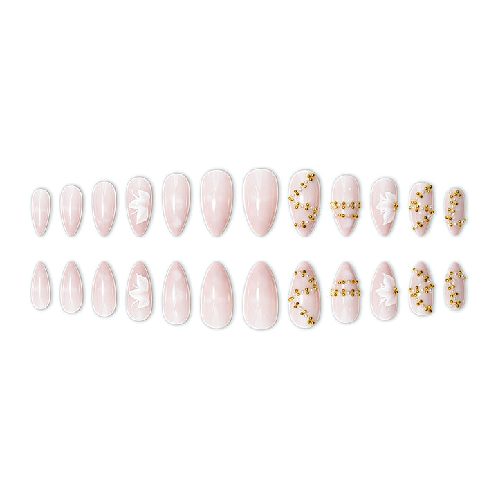 Elegant 3D Floral Nail Art Design Stornfield