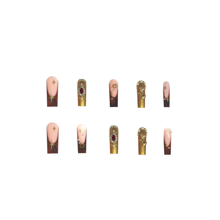 Artistic Luxury Press-On Nails Stornfield