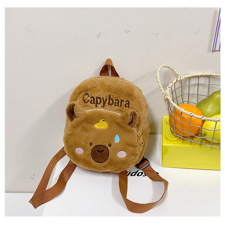 Plush Backpack in Capybara Design Stornfield 1785466535