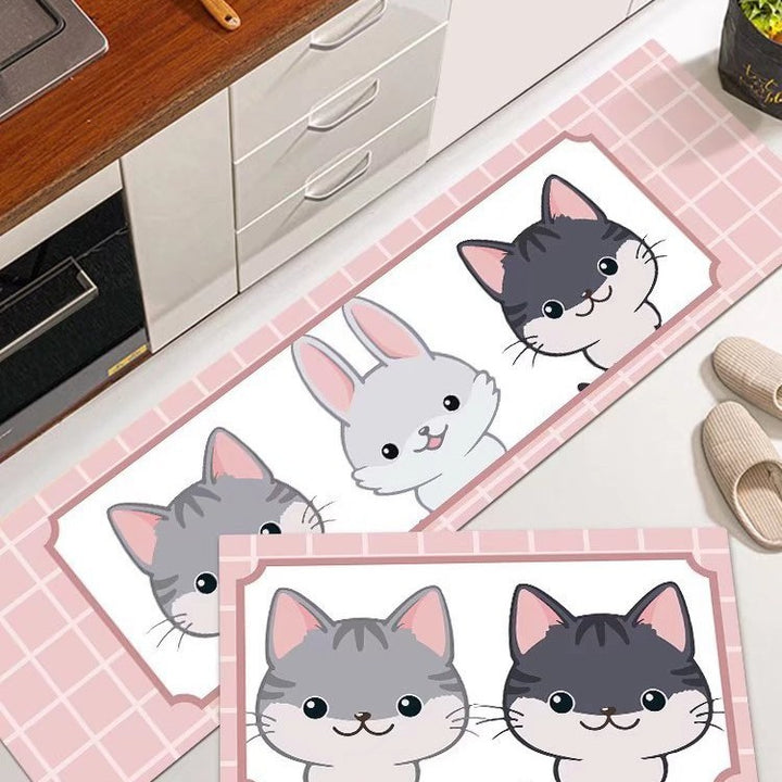 Cat-Themed Kitchen Mat Stornfield