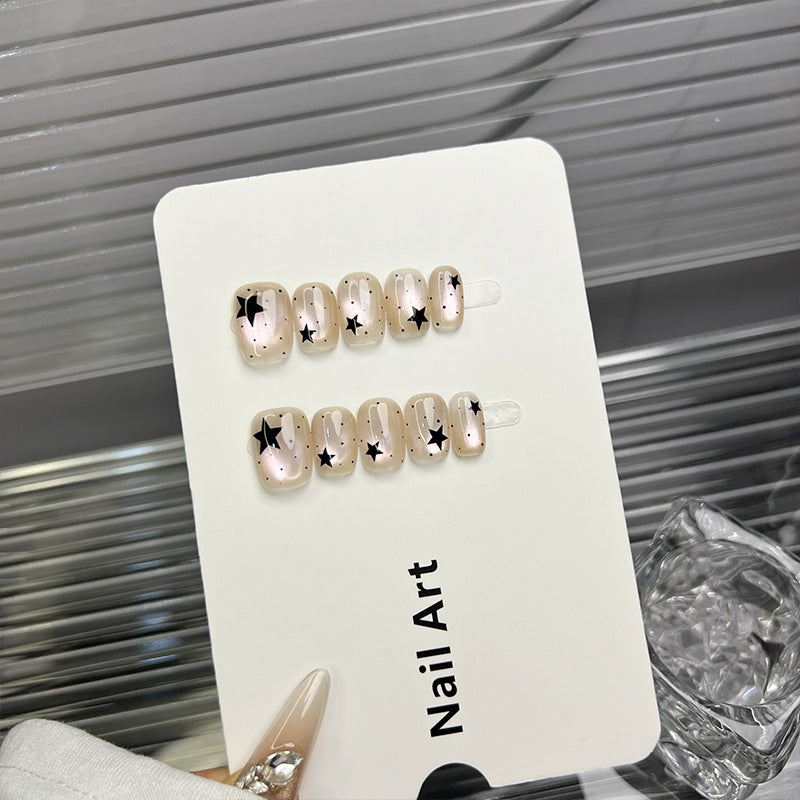 Starry Decorative Press-On Nail Set