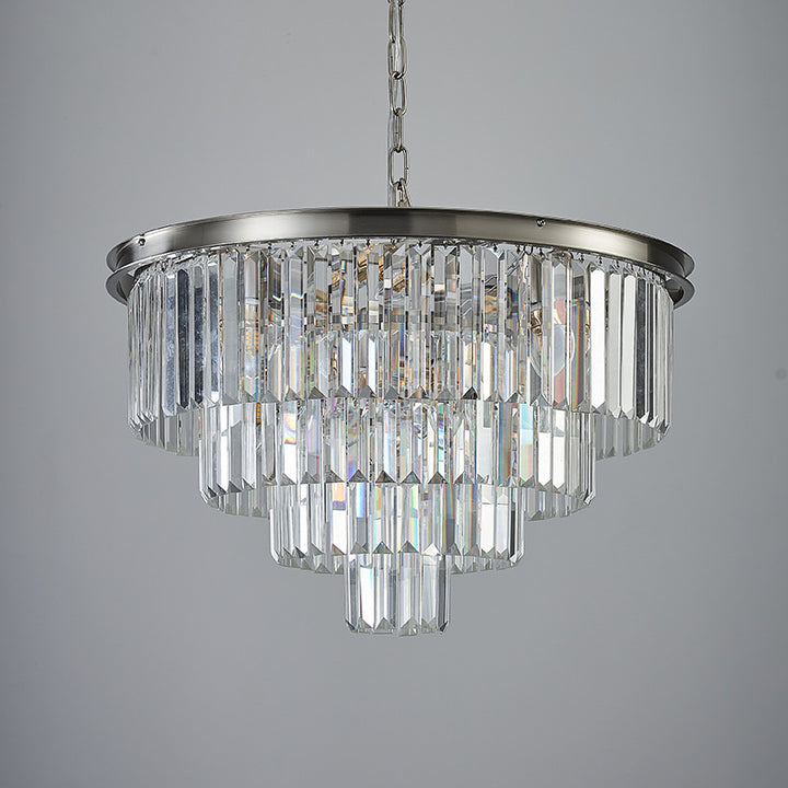 Crystal Tiered Chandelier