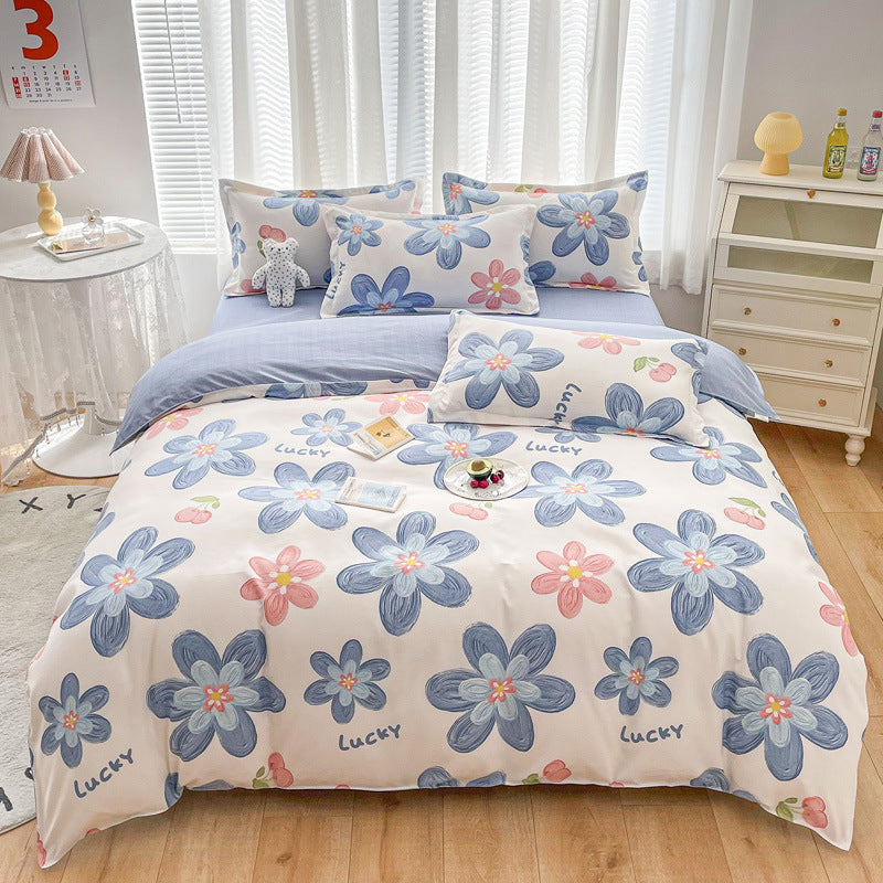 Modern Graphic Print Bedding Set