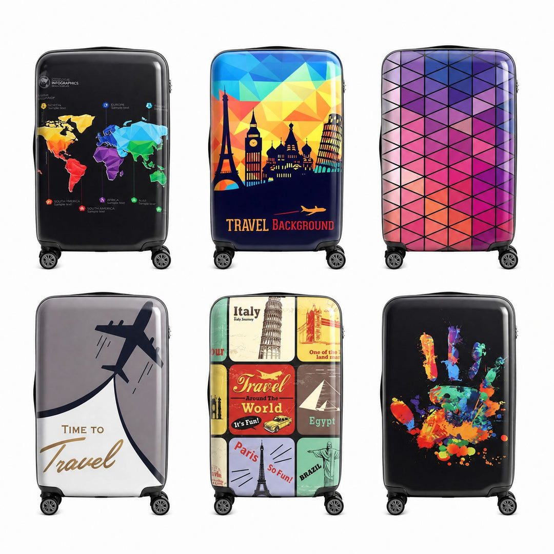 Camouflage Patterned Hard Shell Luggage Stornfield