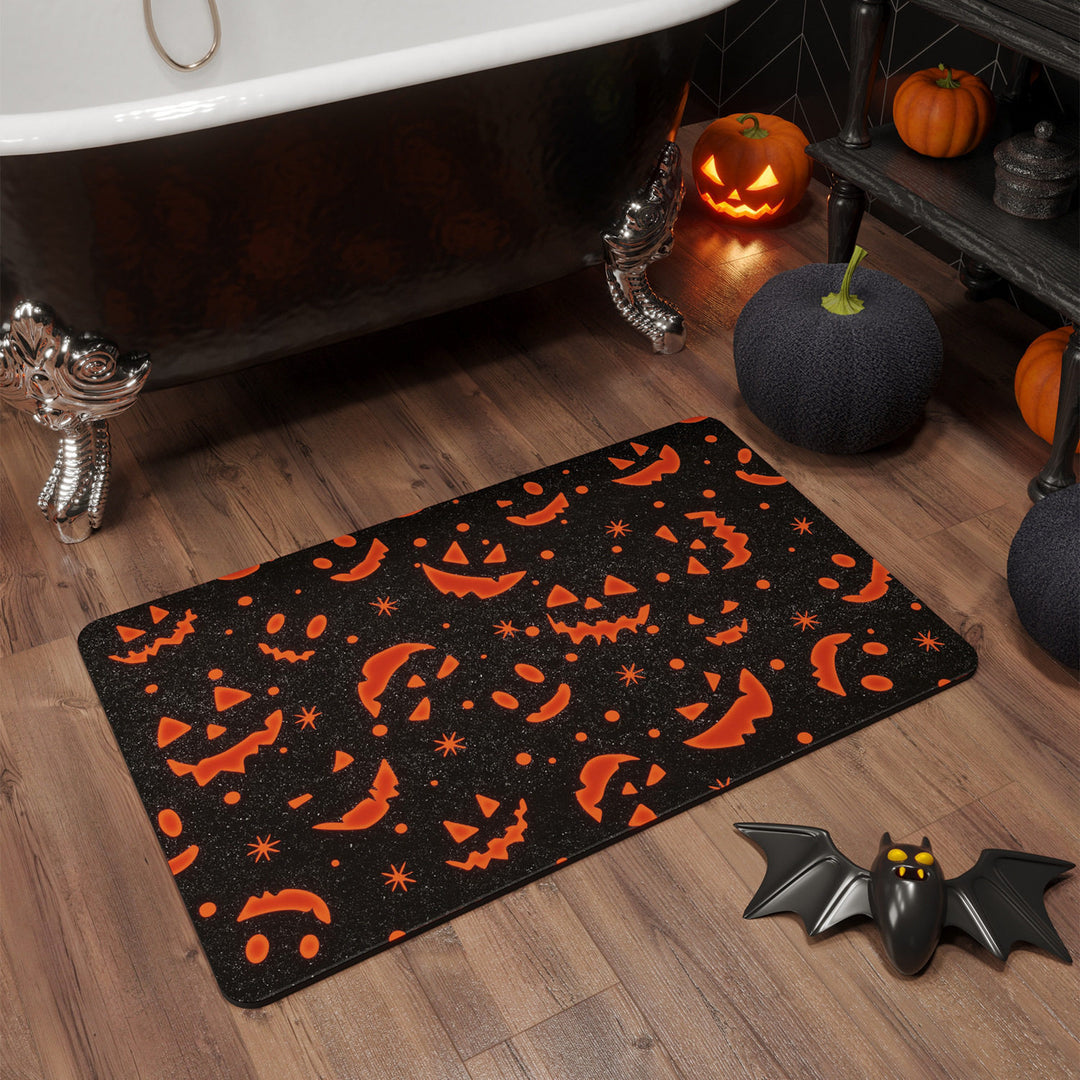 Halloween Themed Bathroom Mat