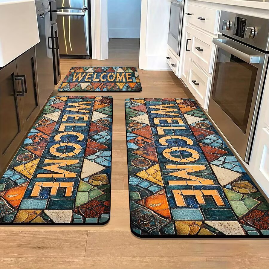 Stone-Inspired Decorative Area Mat Stornfield
