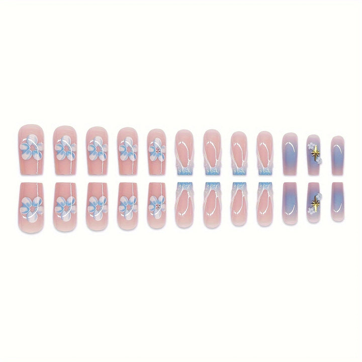Halloween-Inspired Gothic Press-On Nail Set Stornfield