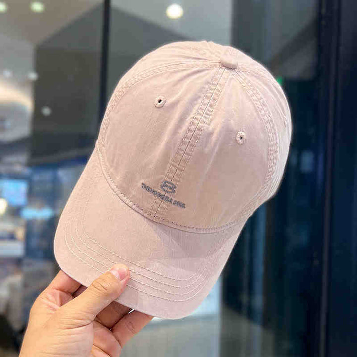 Men's Distressed Cotton Baseball Cap Stornfield