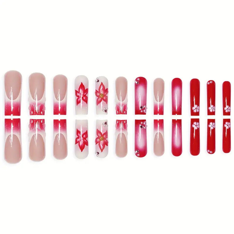 Artistic Gel Floral Nail Art Stornfield