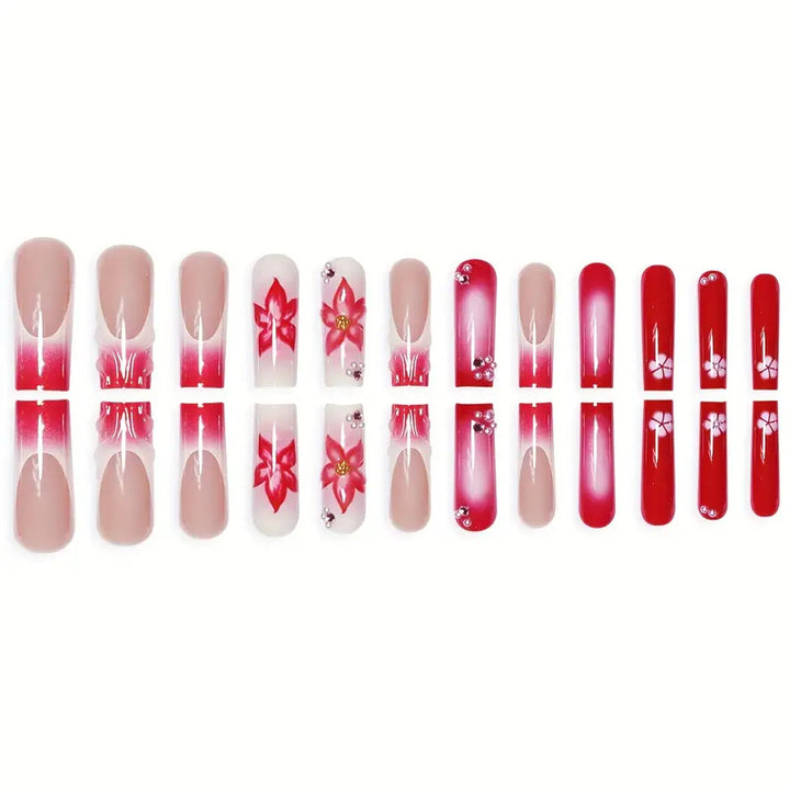 Artistic Gel Floral Nail Art Stornfield