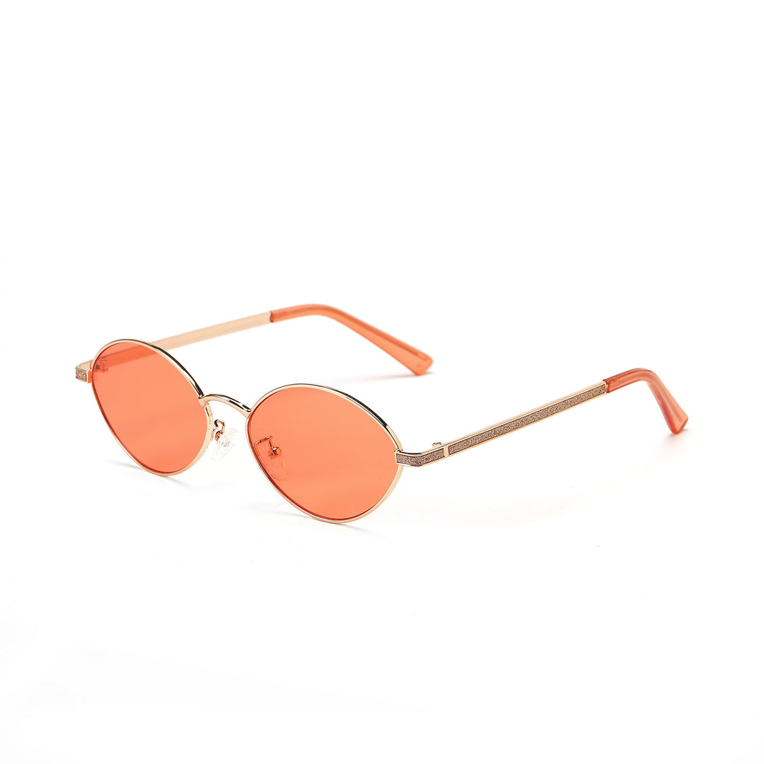 Women's fashionable round sunglasses with luxurious accents Stornfield